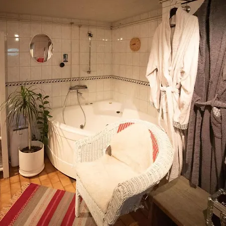 Mukava Kellarihuoneisto Jossa Sauna Ja Poreallas アパート