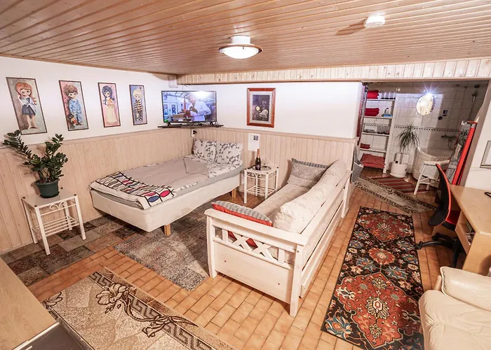 Апартаменты Mukava Kellarihuoneisto Jossa Sauna Ja Poreallas Пиетарсаари